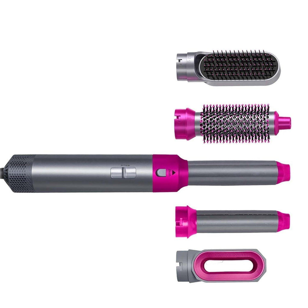 5-in-1 Multifunctional Hair Styling Tool – Dryer, Curler, Straightener & Volumizer Brush