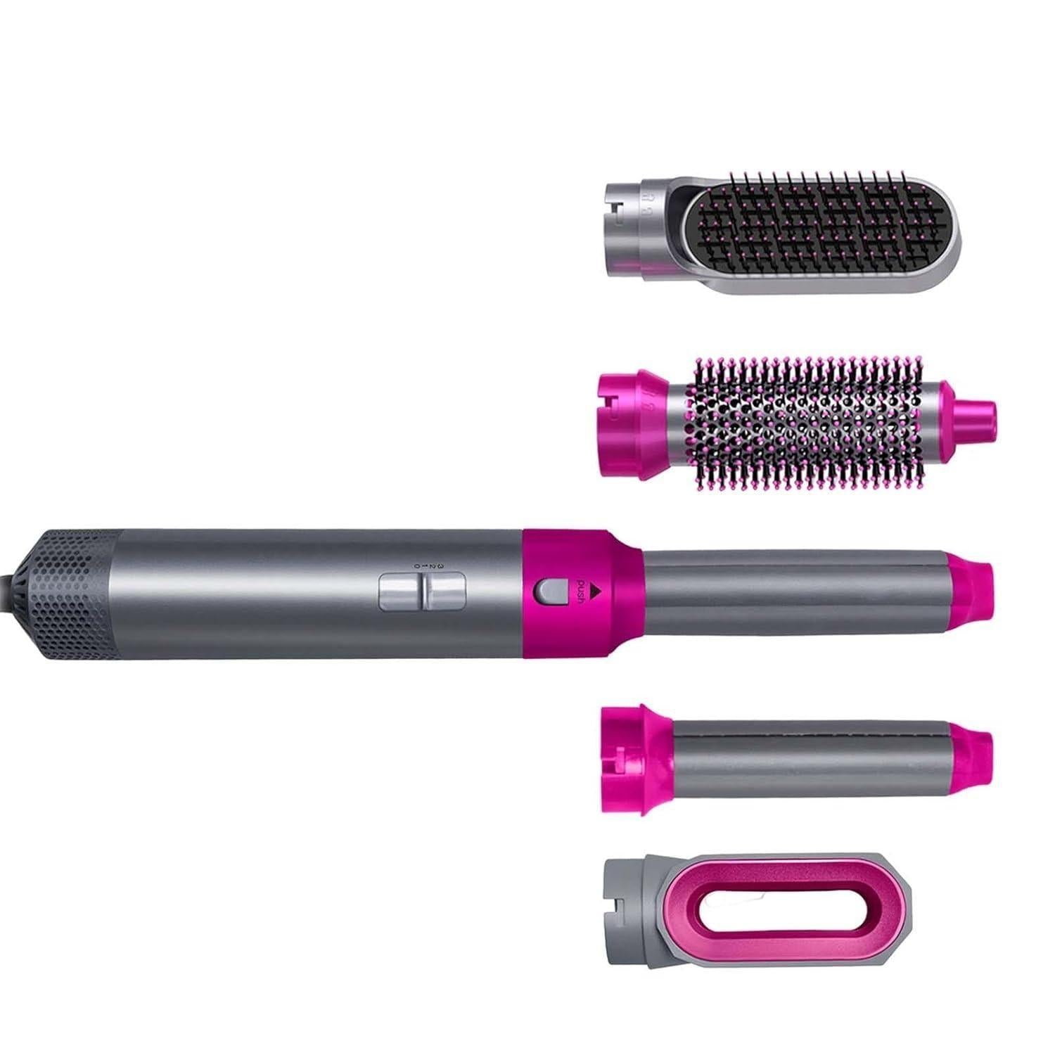 5-in-1 Multifunctional Hair Styling Tool – Dryer, Curler, Straightener & Volumizer Brush