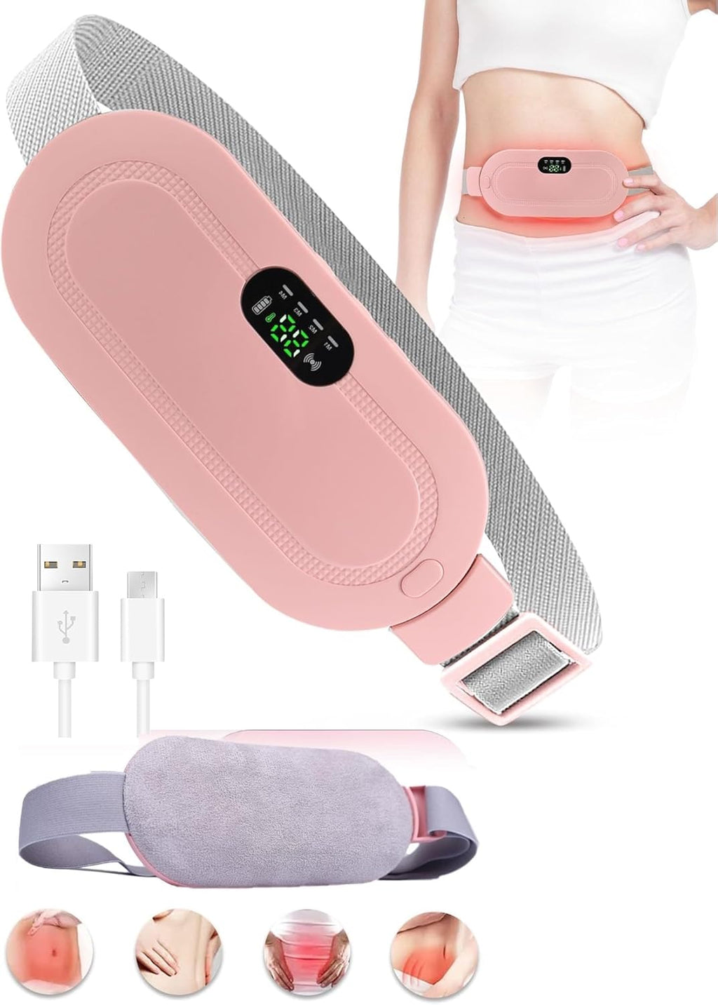 Portable Period Cramp Relief Massager – Heating & Vibration Comfort Device  Category
