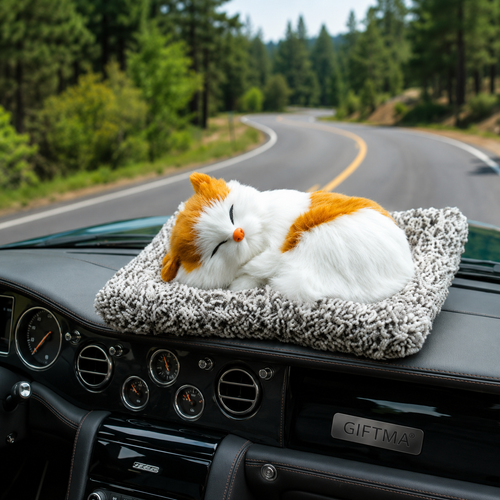 Sleeping CAT Soft Toys-with voice