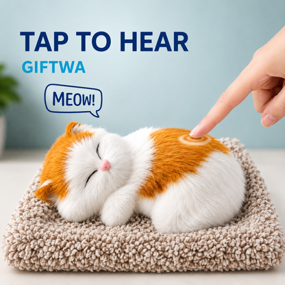 Sleeping CAT Soft Toys-with voice