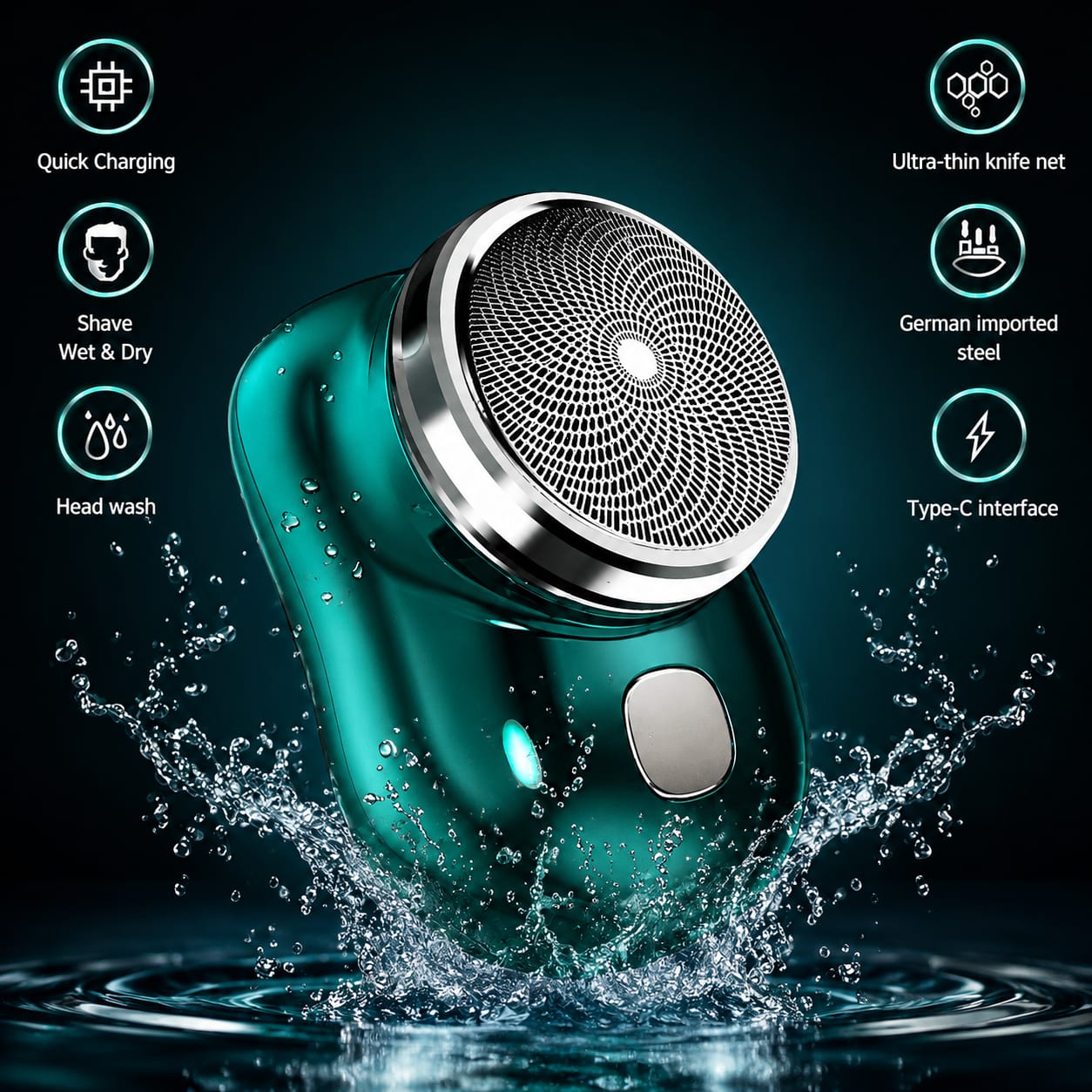 Portable Electric Shaver for Man