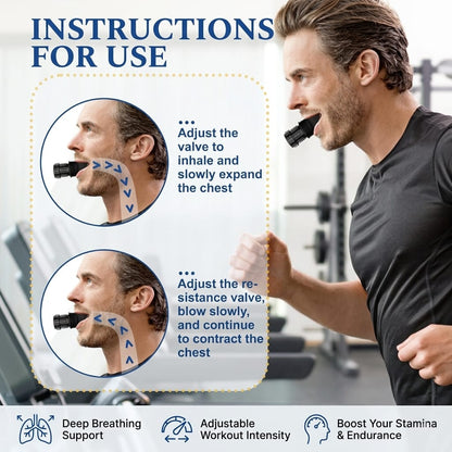 Adjustable Breathing Resistance Trainer – Build Endurance & Improve Breathing Control