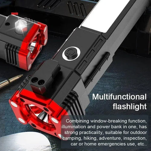 German Super Bright LED Flashlight – Long Range Rechargeable Tactical Torch