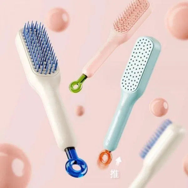 Self-Cleaning Hair Brush – One Click Hair Removal Comb